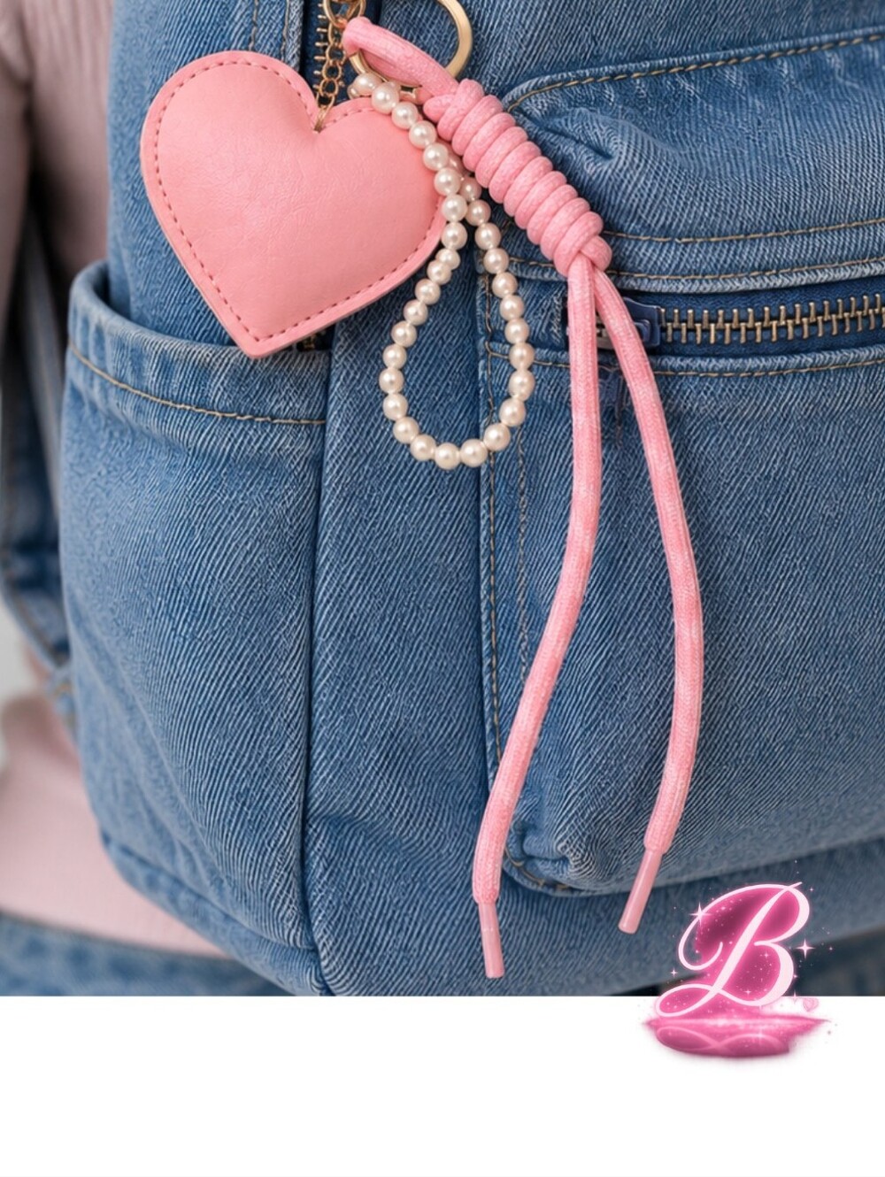 Light Pink Bag Charm (3/$25)